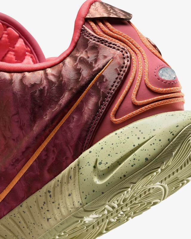 Nike Lebron XXI Men's Basketball Shoes (FN0708-800, Ember Glow/Campfire Orange/Dark Russet/Elemental Gold) Size 12 - Image 8