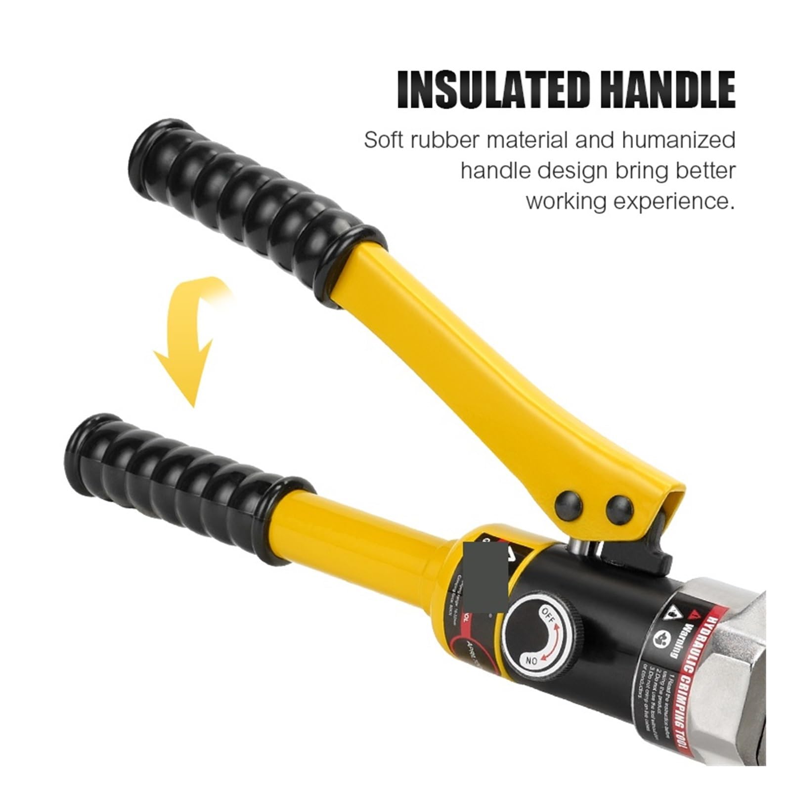 Strumento di crimpatura idraulico, Pinza for crimpatura idraulica GC-300/AL-300 Pinza for piegare capicorda ， 10-300 Pressione dello strumento di compressione idraulica Pressione 8T per cavi di batter