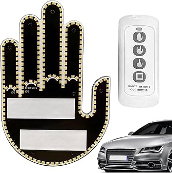 Gesture Uzaktan Kumandal  El Orta Parmak Led Araba I i Led 3 Farkl  Mod, snsticaret-502