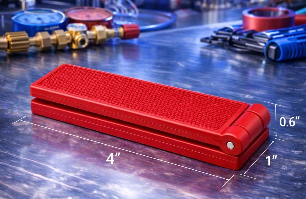 Furnace Door Switch Red FPRO100 HVAC Furnace Switch Service Tool with Magnetic Ends Blower Door Switch Bypass for HVAC Inspection Durable Magnet Works on All Carrier Furnace Units
