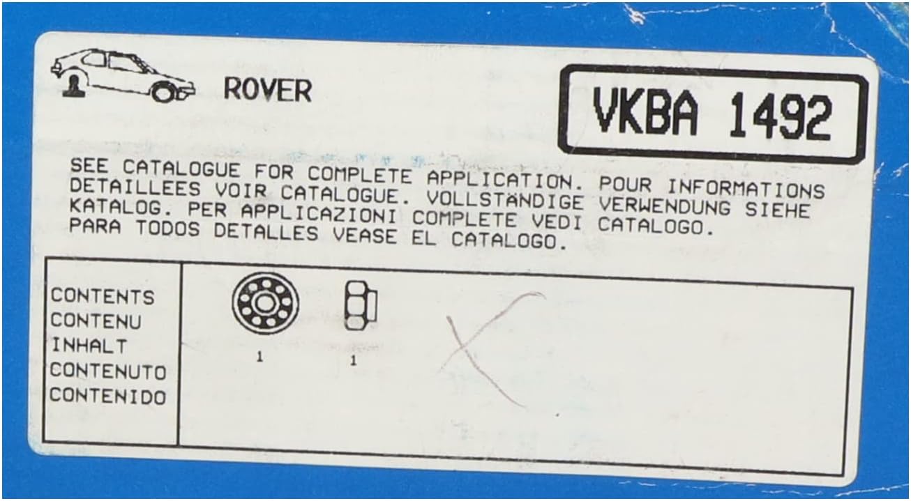 SKF VKBA 1492 Wheel Bearing Kit