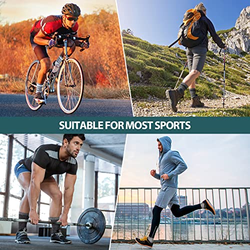 Foto von Niofind Socken Herren 43-46/37-42, 5 Paar Baumwolle Wandersocken Herren Damen mit Frotteesohle, Herrensocken Tennissocken Sportsocken Laufsocken Arbeitssocken Fahrradsocken Baumwollsocken