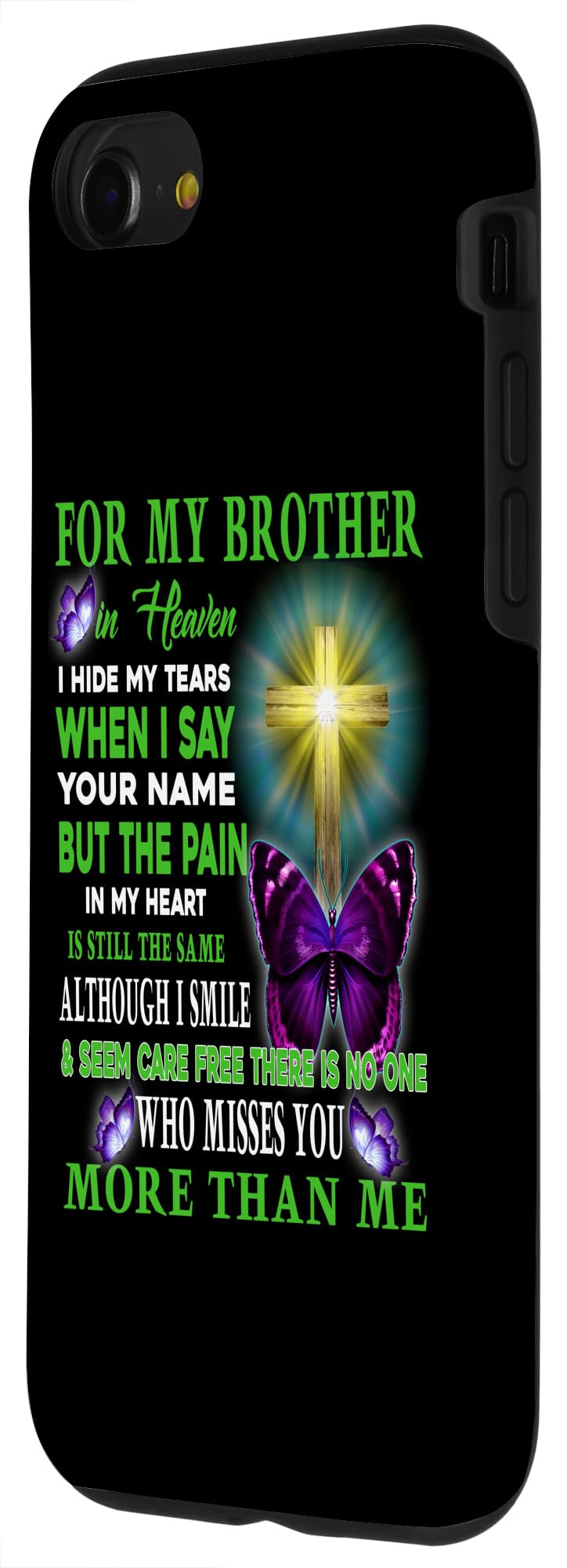 iPhone SE (2020) / 7 / 8 for Brother Lives In Heaven Missed Memorial Of My Brother Case - Image 2