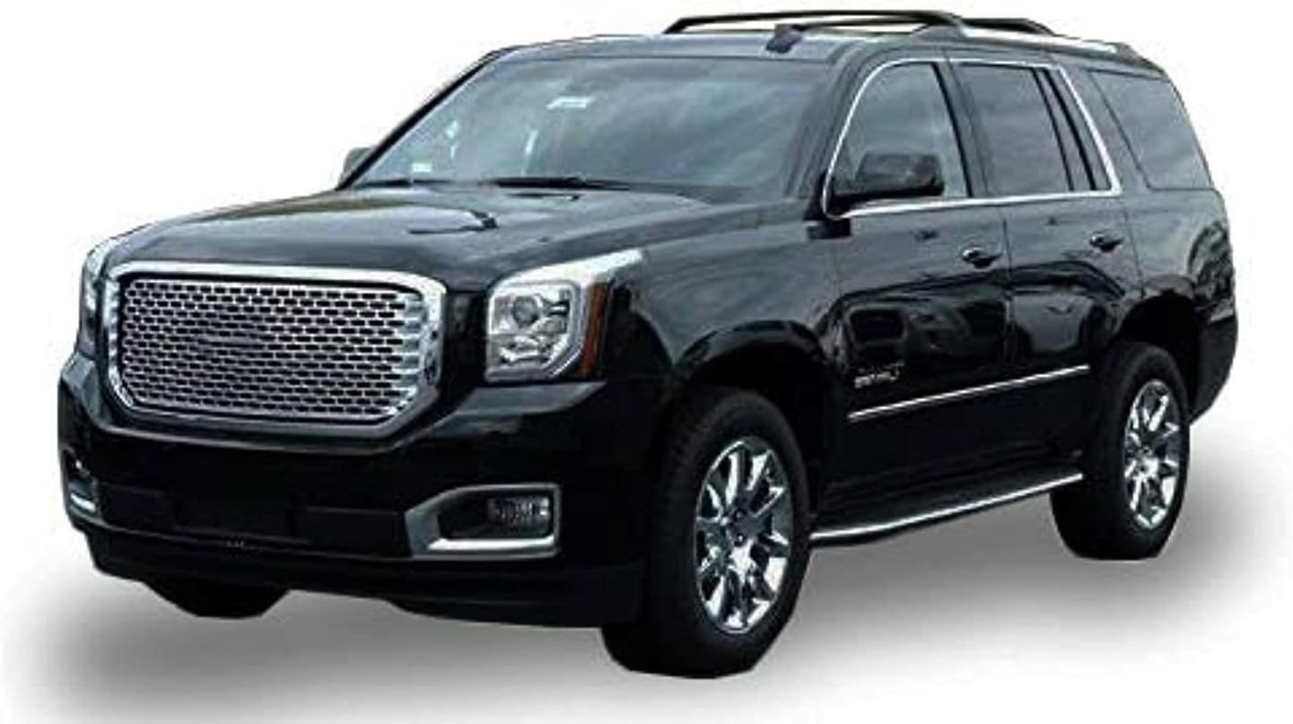 Black Horse Off Road Black Aluminum OEM Replica Cross Bar Compatible with 15-20 Tahoe/Yukon/Yukon XL/Suburban/Escalade/Escalade ESV