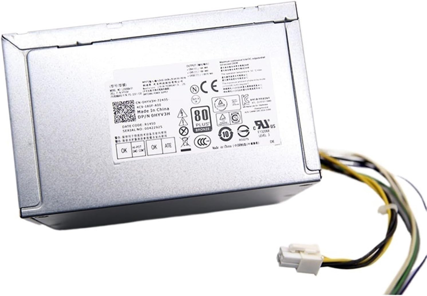 1pc HYV3H 0HYV3H for Precision T3620 T130 7020 290W MT PSU Power Supply L290EM-01