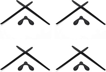 Eye Opening Stuff Replacement Earsocks & Nosepiece Rubber Kits Compatible with Rudy Project Rydon Sunglasses