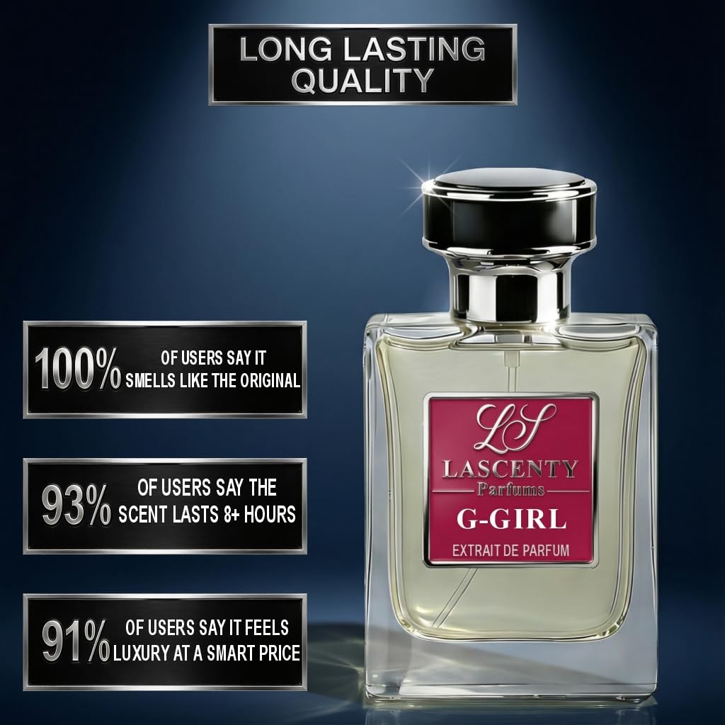 G-GIRL Inspired by the Iconic Blue Stiletto Fragrance, Sweet Floral Gourmand Perfume for Women, Long Lasting Intense Fragrance with Strong High Projection, 50 ml EDP - Image 4