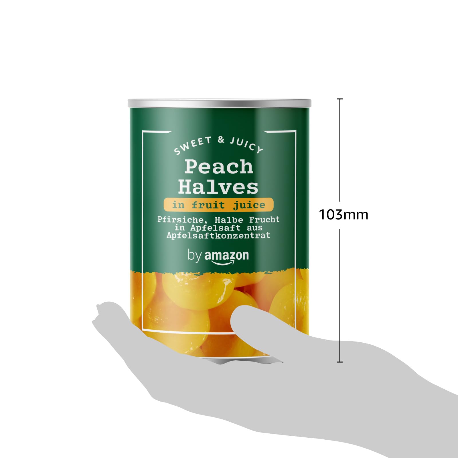 by Amazon Mecolotones En Mitades En Zumo De Manzana, 411g