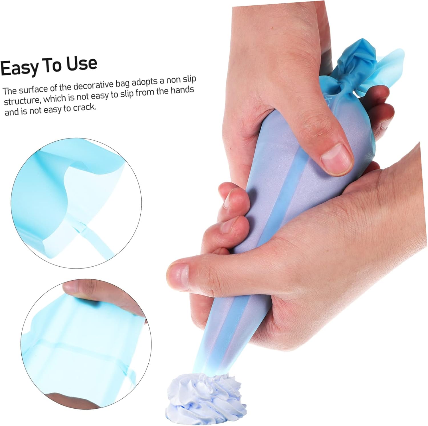4pcs Tpu Piping Pastry Bags for Cake Decorating Xmas