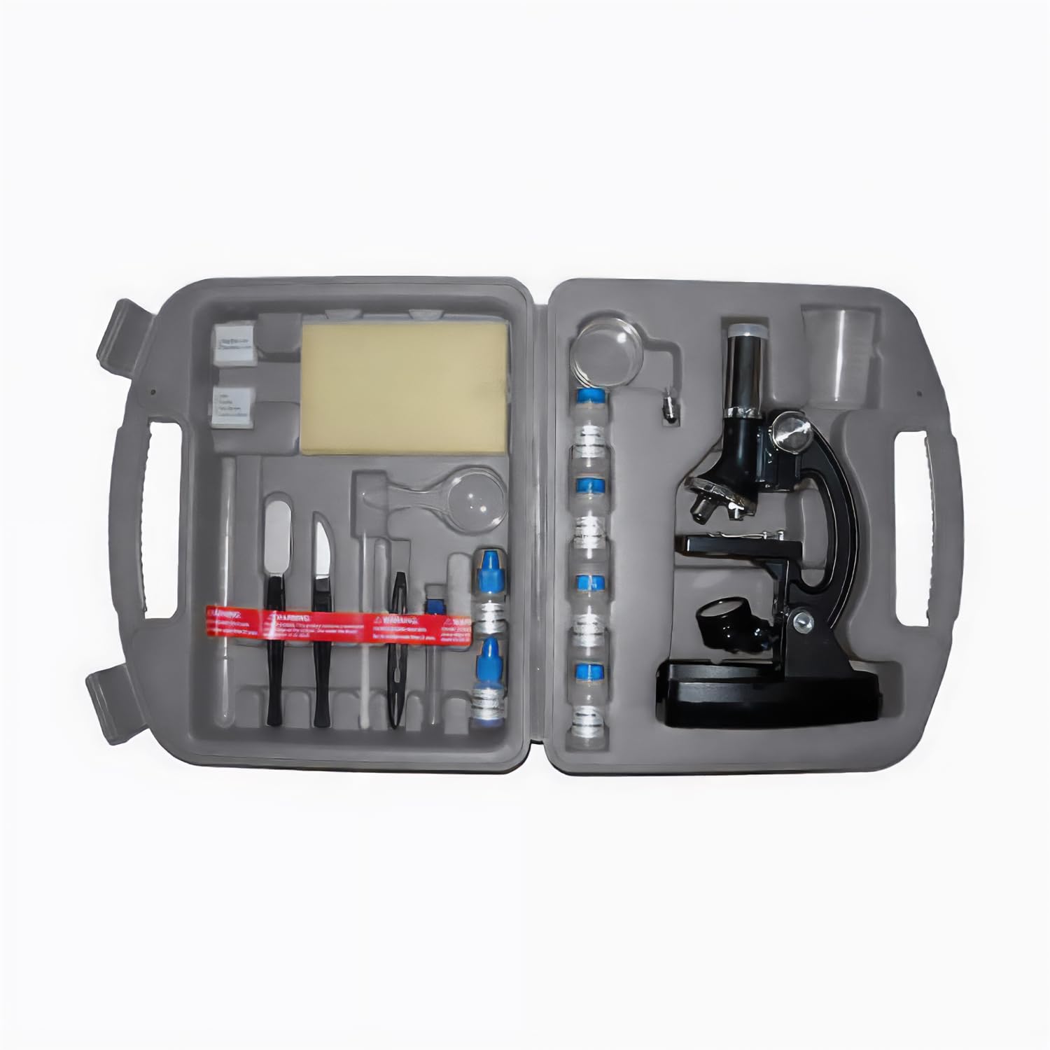 King Mariot Medical Equipments1Pcs | Microscope with Carrying Case | XSP-1XT Model | Complete Kit for Scientific Experiments and Observations | Ideal for Educational and Laboratory Use