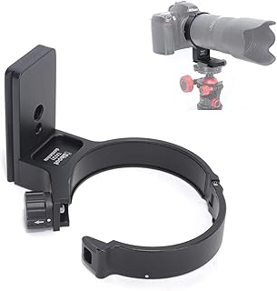 Tripod Mount Ring, Metal Lens Collar with ARCA Quick Release Plate for Tamron 70-210mm f/4 Di VC USD Lens A034 (of Nikon F Mount and Canon EF Mount), Compatible with Arca-Swiss Tripod Ball Head