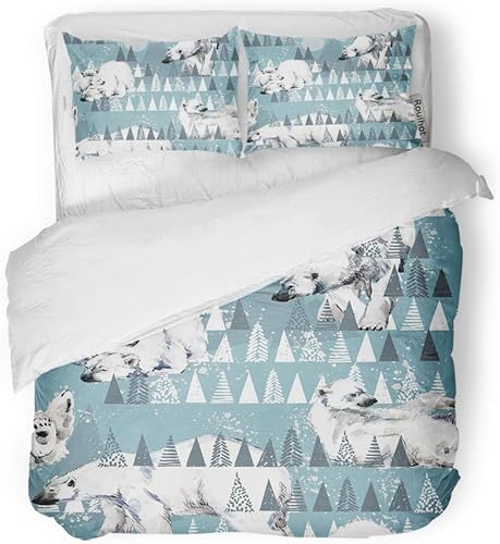 rouihot - Juego de funda de edredón para cama de matrimonio, tamaño doble, diseño de caramelos, Poliéster & Mezcla de poliéster, Color 12, King