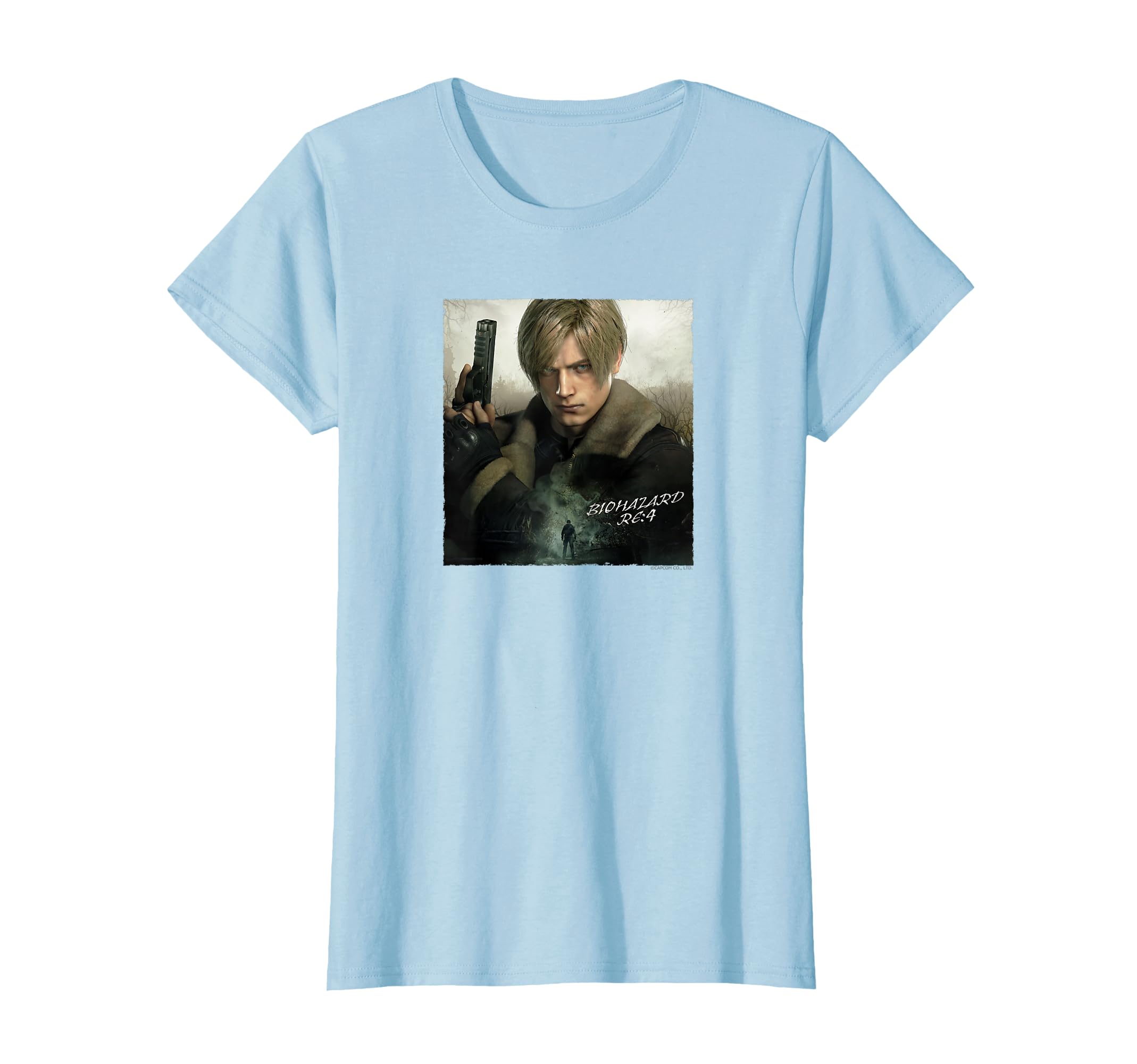 Amazon | BIOHAZARD RE:4 レオン Tシャツ | Tシャツ・カットソー 通販