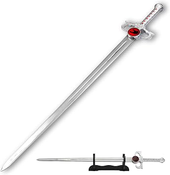 Armory ReplicasTM Legendary & Cat Fantasy Swords Polished Steel Blades Unique Hilts Includes Display Stand & Sheath