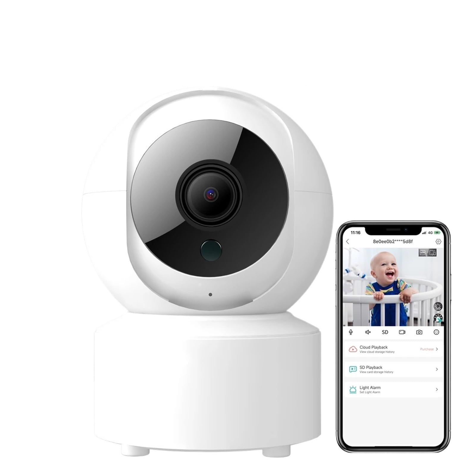Caméra bébé avec audio sans fil 4 MP : gardez un œil sur la chambre depuis le salon