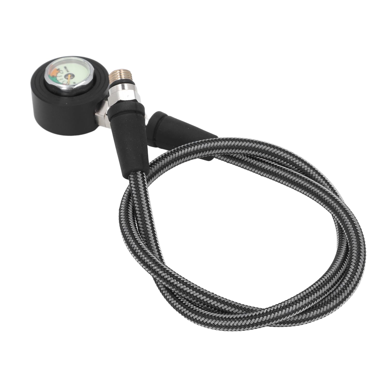 POENVFPO Manometro Subacqueo BCD Illuminato con Tubo Ad Alta Pressione per la Sicurezza delle Immersioni