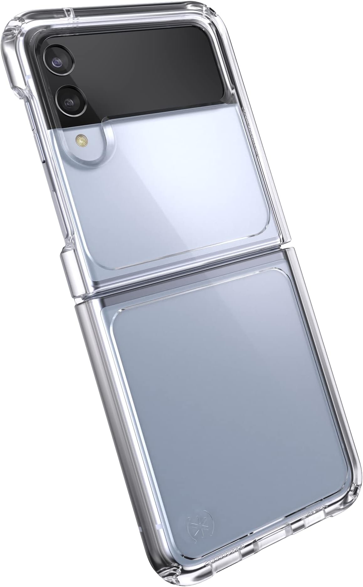 Speck Products Presidio Perfect Flip Samsung Galaxy Z Flip4 5G Case, Foldable Clear/Clear