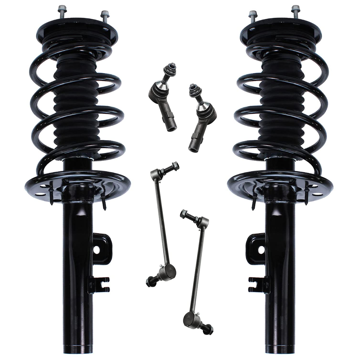 Detroit Axle - Front Struts Kit for 2010 2011 2012 Ford Flex