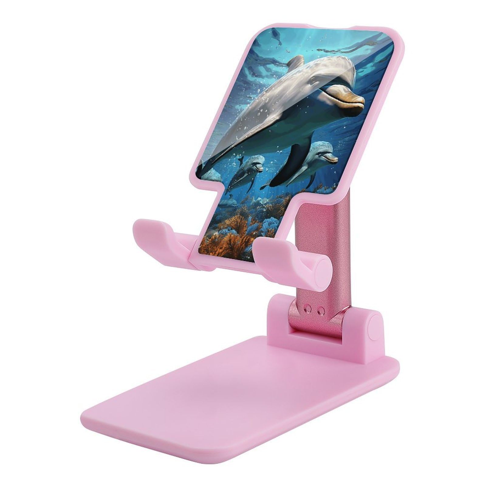 Support téléphone bureau pliable dauphin réglable universel
