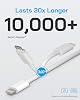 Cargador Lightning para iPhone, certificado MFi, cargador USB con cable de 6 pies, cable para iPhone 14 13 12 11 Pro/Pro Max/SE 2022/8/7/XS/XR/X/iPad (4 paquetes) 5