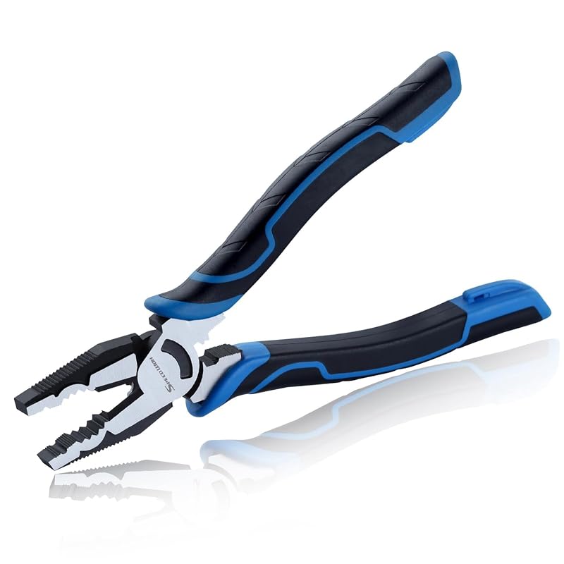 Alicate Multifuncional SPEEDWOX de 20,7 cm com Cortador de Fios, Crimpador, Extrator de Parafusos e Mordentes Serrilhados MEP-1689-FBA