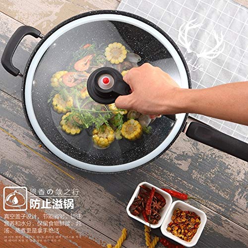 Wok de 32 cm con recubrimiento de piedra Maifan miniatura 4
