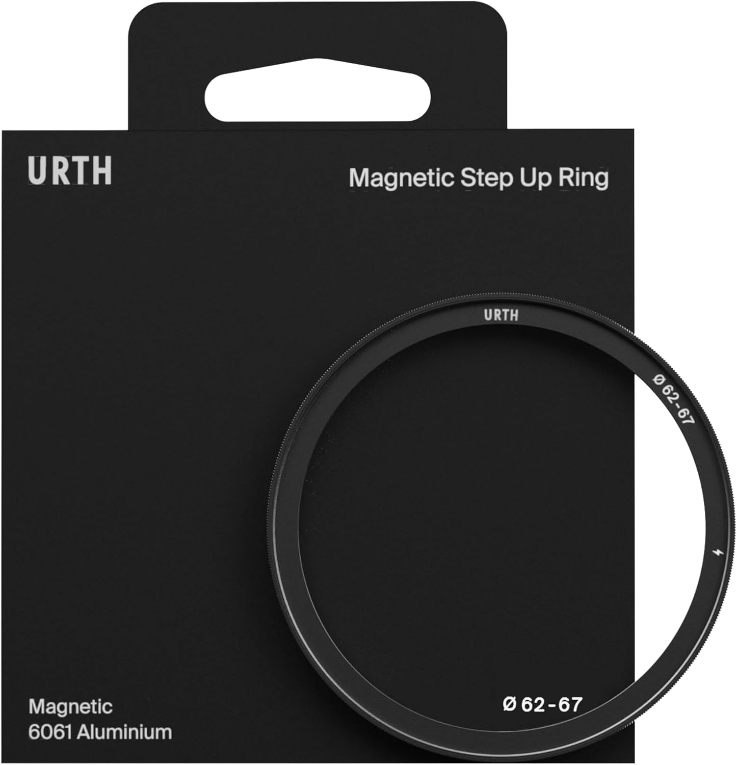 Urth 62-67mm Magnetic Step-Up Ring Lens Filter Adapter - Magnetically Attach 67mm Filters to 62mm Camera Lenses