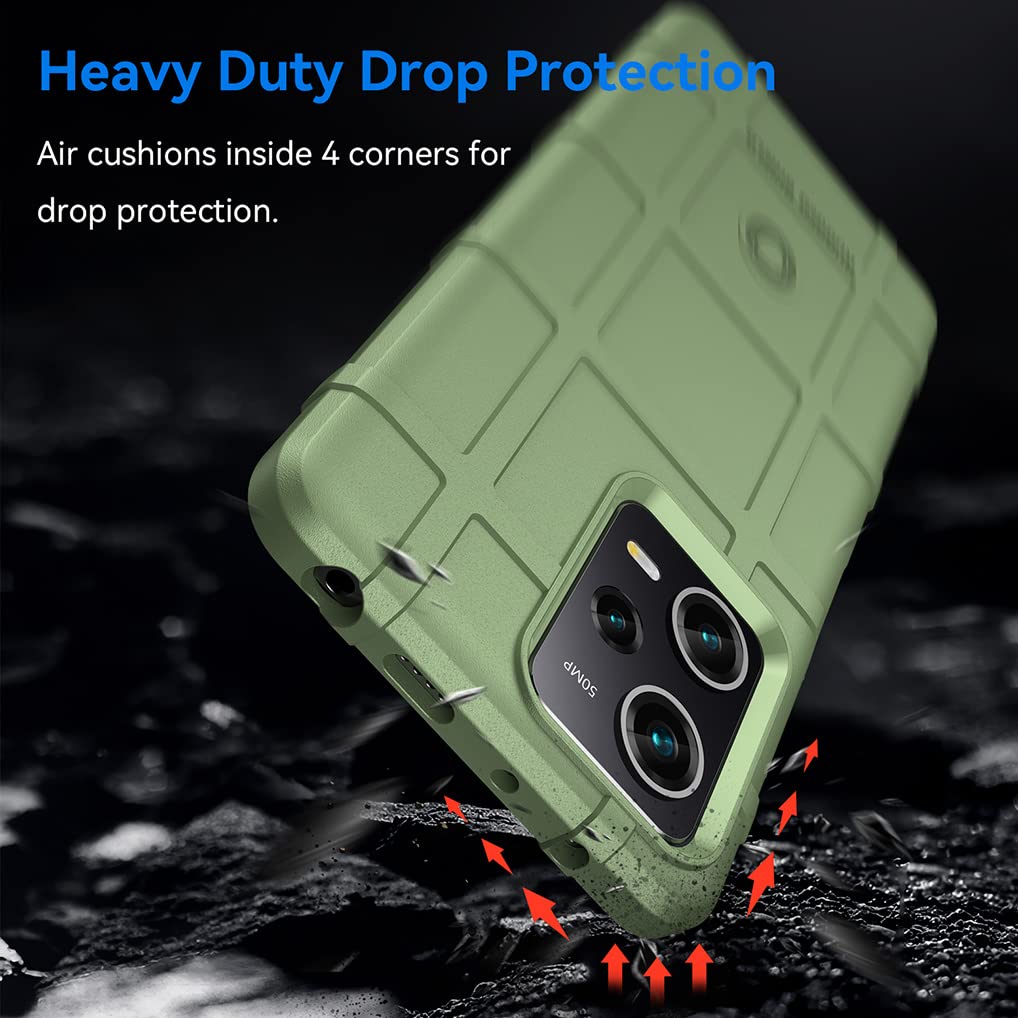 Custodia Motorola Edge 40 Pro SEAHAI Cover Per OnePlus 12 5G, [Militare Anti -Caduta] Silicone Custodia Antiurto Militare