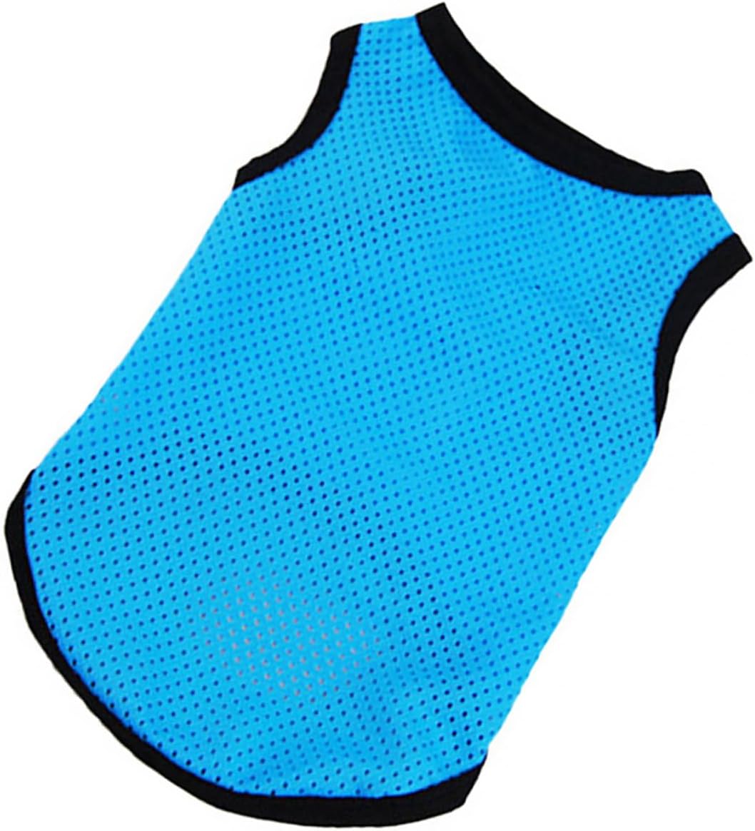Cool Vest for Pets Simple Design Waistcoat Mesh Cloth for Dogs Cats Puppy Breathable Pet Clothes Windproof Warm and Gentle Vest