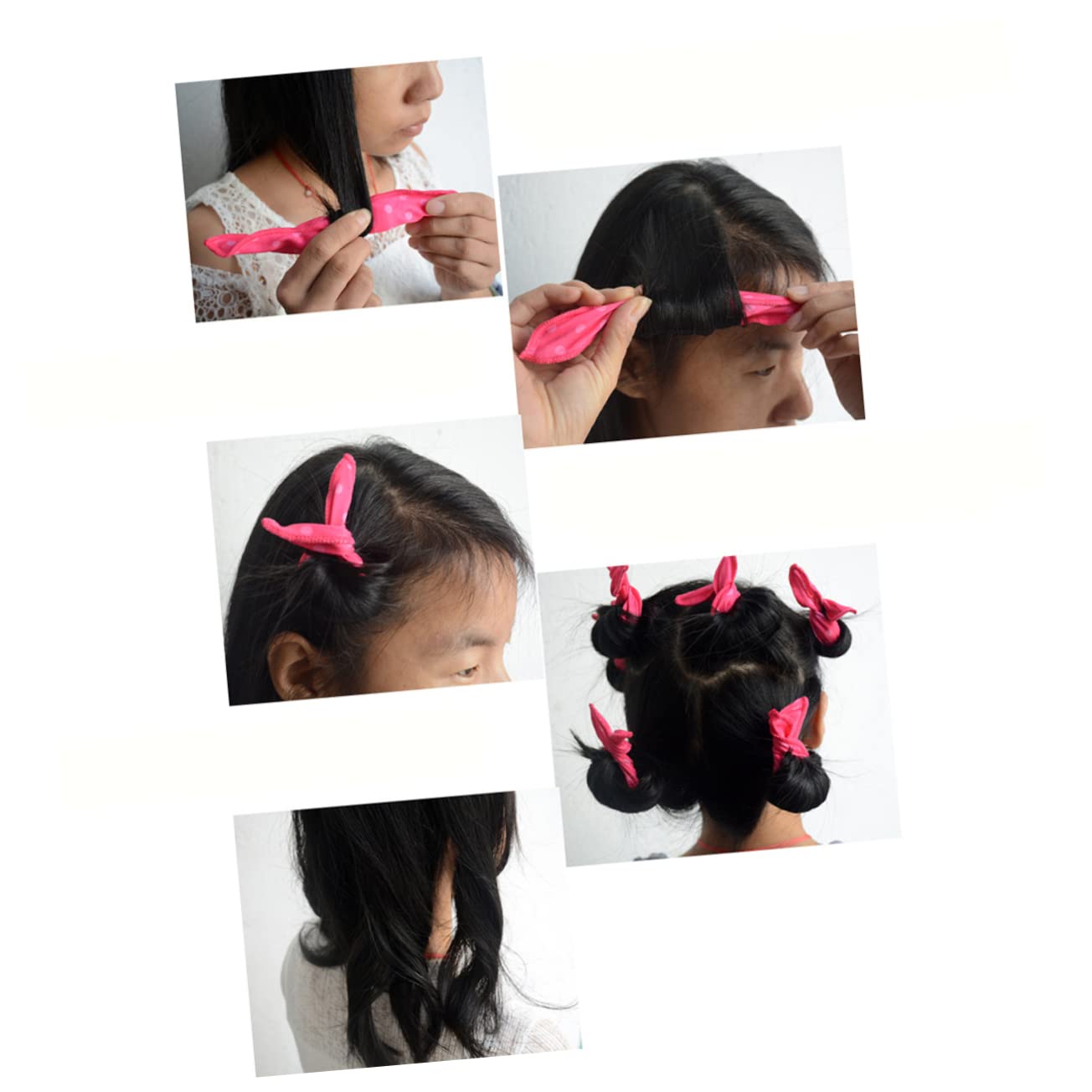 30 Stück Schwamm Lockenwickler für Haarstyling, Wellenpunkt