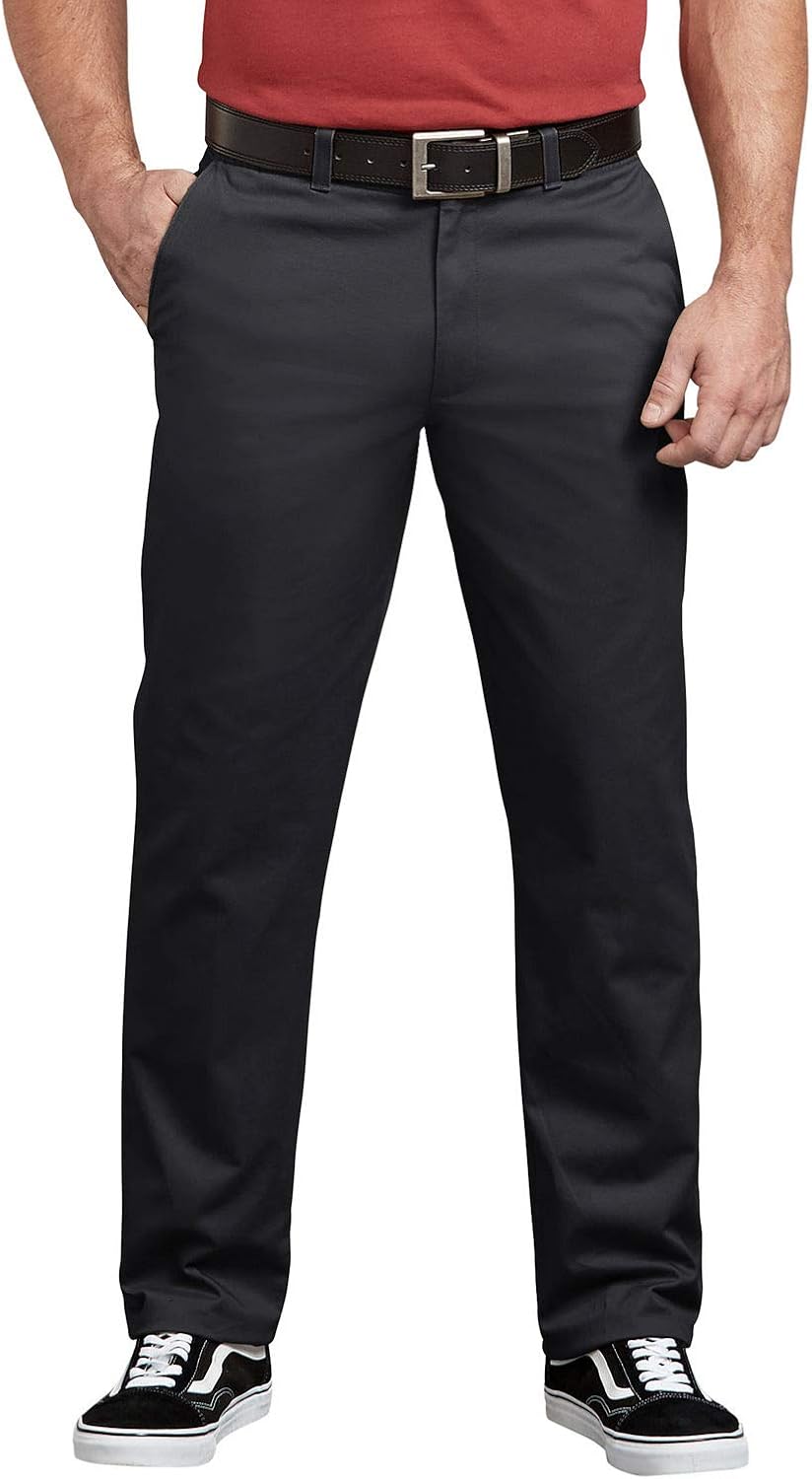 Dickies Men's Flex Active Waist Washed Chino Pant-Regular Taper Fit