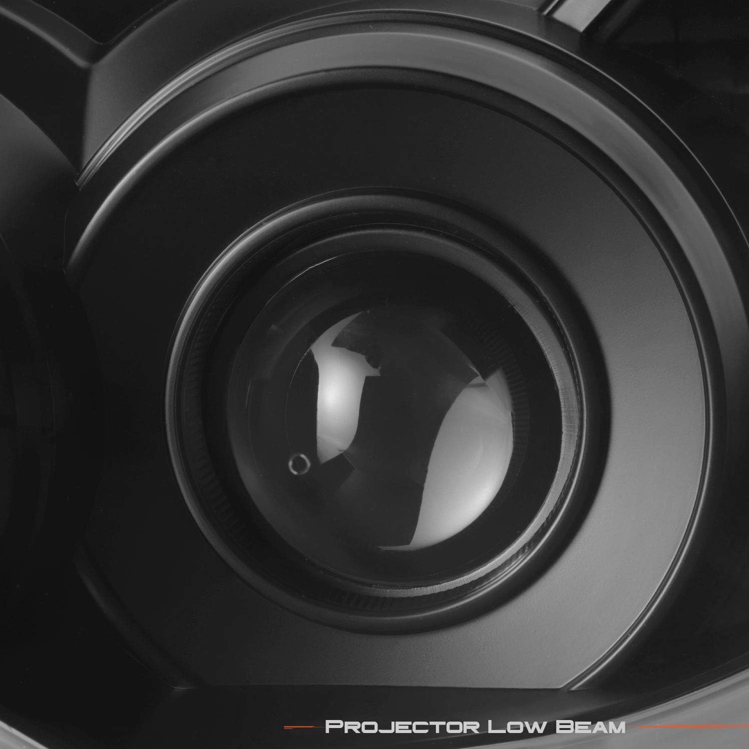 AKKON - For 2006 2007 2008 2009 Toyota 4Runner LED DRL Projector Black Headlights Lamps Pair