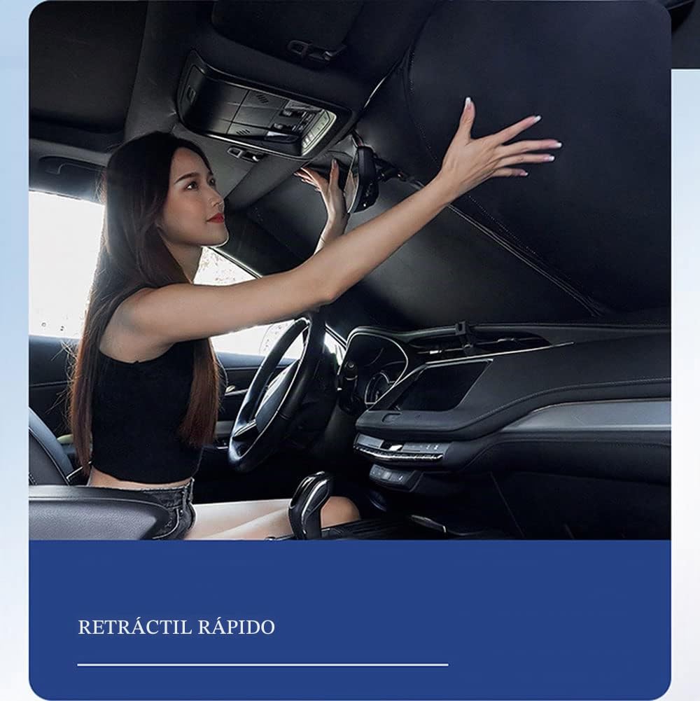 Coche Parasoles para Hyundai Tucson 2021-2023, Trasera Delanteras Y Laterales Ventanas Boquear Los Rayos UV Y El Calor
