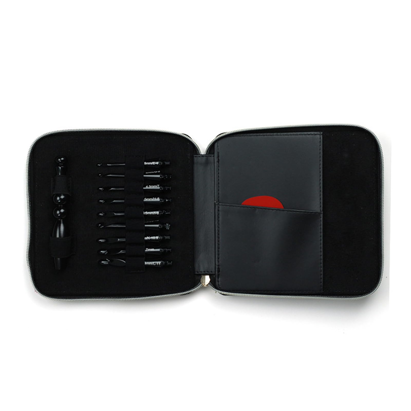 Lot de crochets en aluminium noir avec 9 têtes interchangeables pour différents poids et crochets en aluminium pour le bricolage