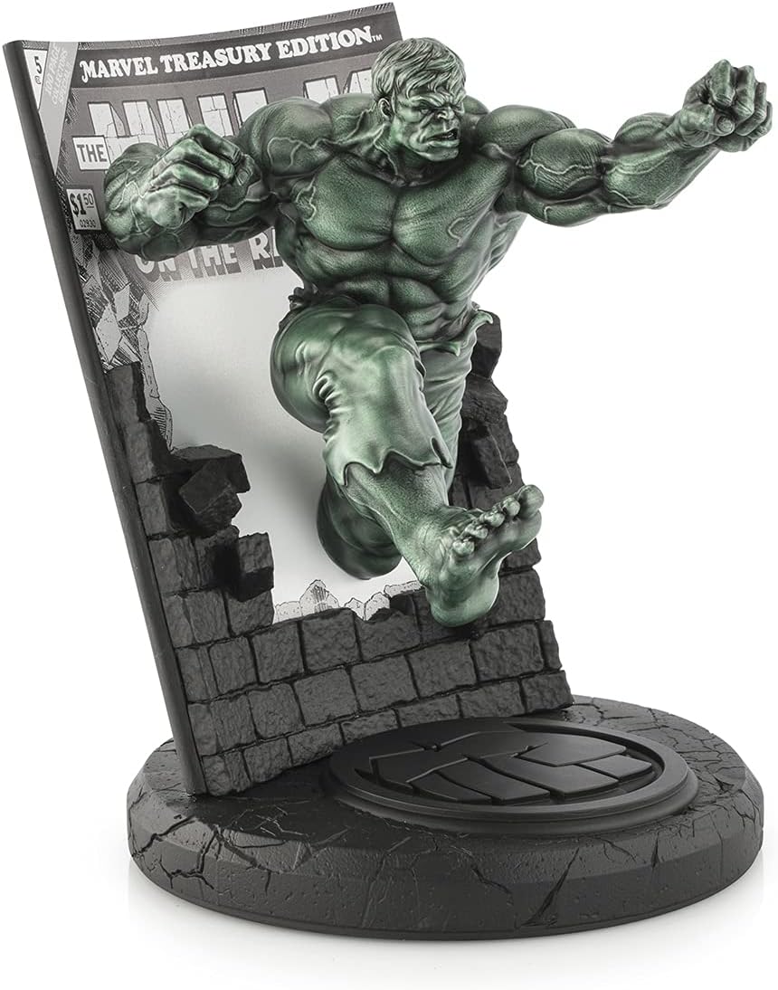 Royal Selangor Hand Finished Marvel Collection Pewter Limited Edition Gamma Green Hulk Marvel Treasury Edition #5 Statue Figurine Gift