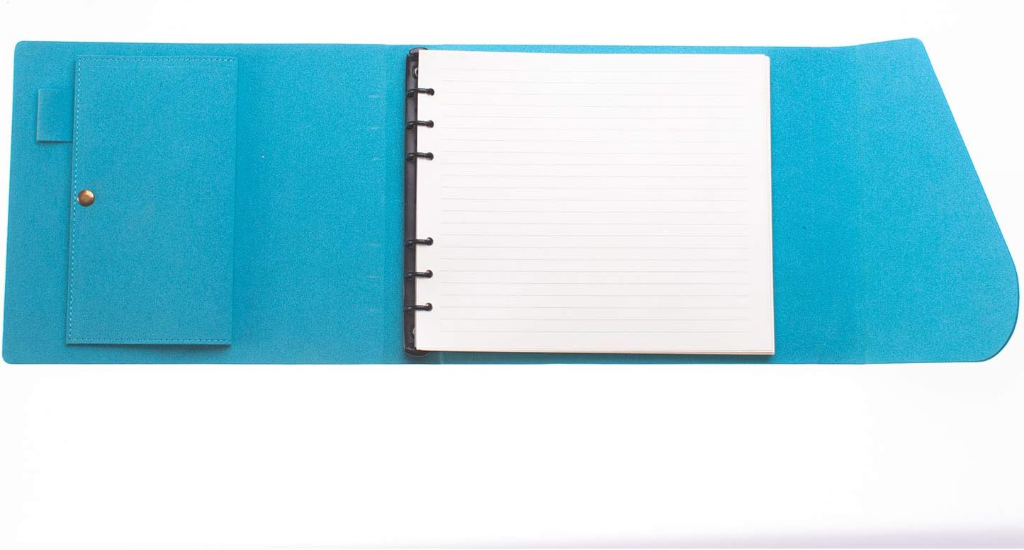 Sea-Doo PU Suede Notebook, 9.25" x 7.5", Blue