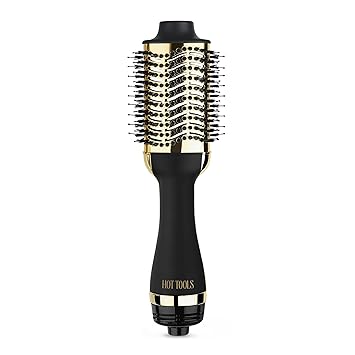 HOT TOOLS 24K Gold Blow Dryer Brush, Round Brush Blow