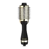 24K Gold Blow Dryer Brush - Hot Air Brush for Salon-Worthy Volume in One Step - Volumizer with 24K Gold Technology for Fast Styling & Long-Lasting Results