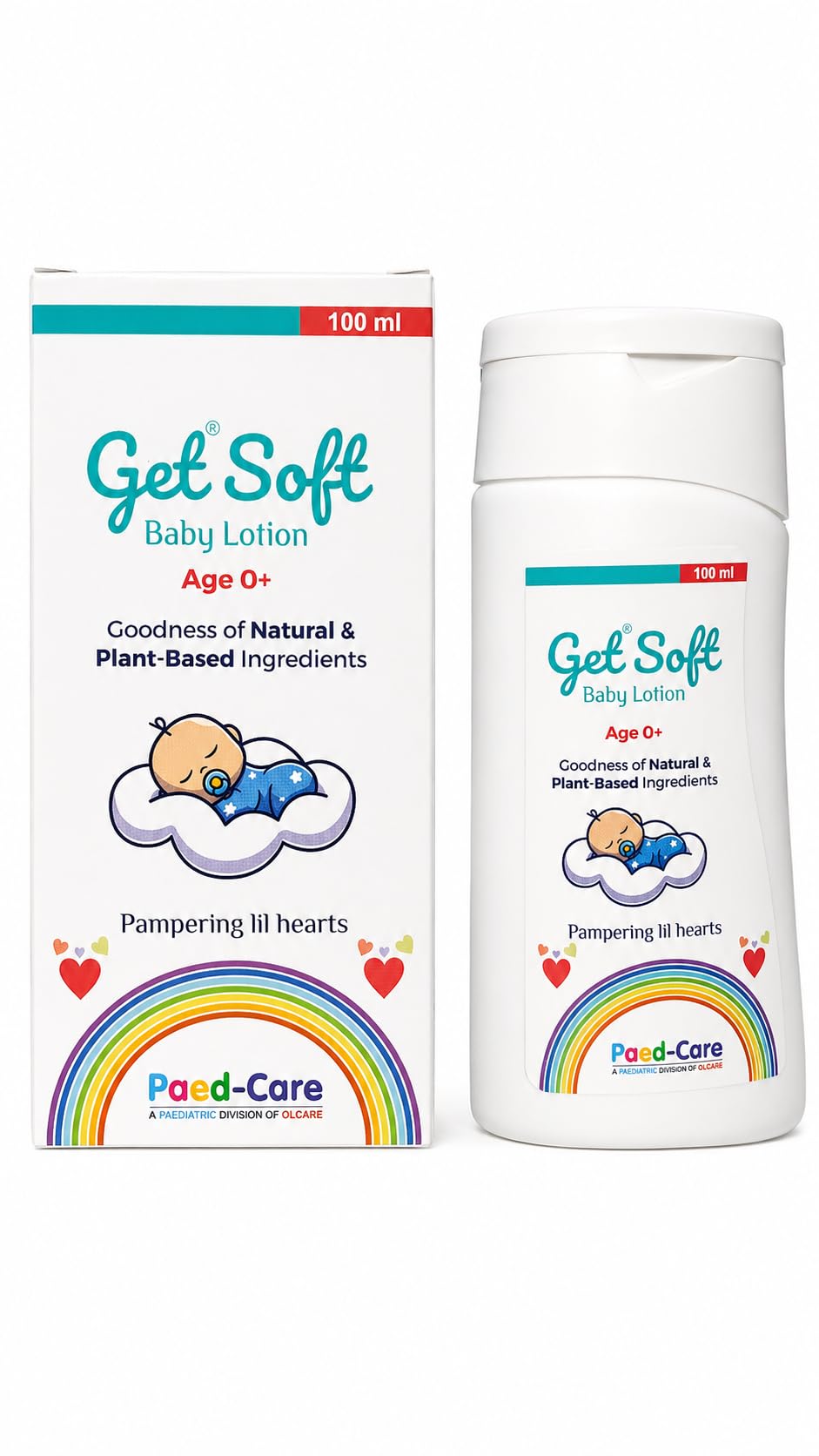 Get Soft Baby Lotion 100 ml | Gentle Moisturizing Lotion for Newborns (Age 0+) | Plant-Based Ingredients | Lightweight, Non-Sticky & Skin-Friendly Daily Care-image-23