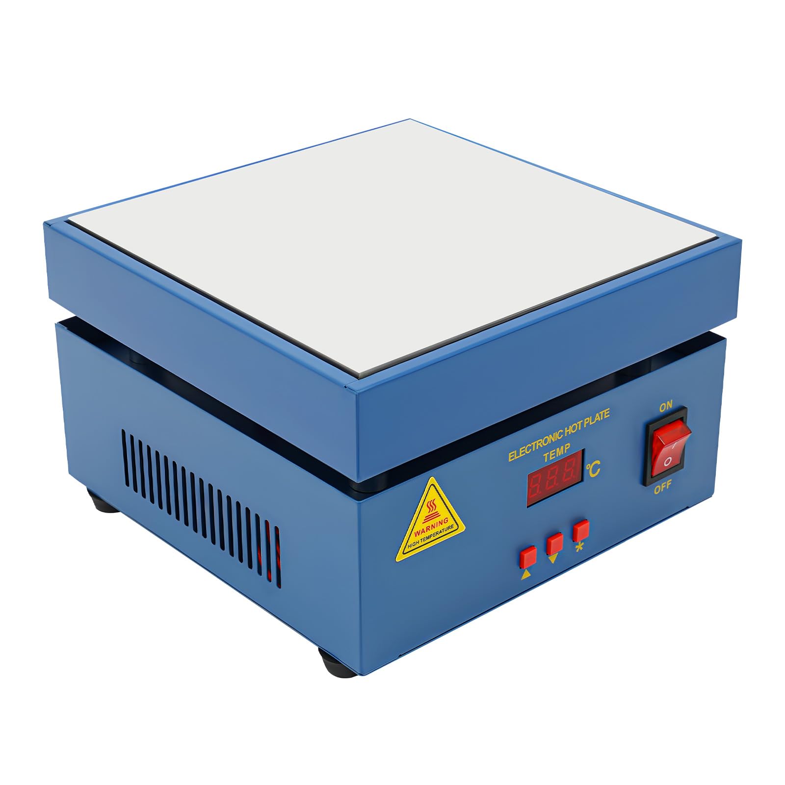 Precalentador Preheating Station AC 200 x 200 mm LCD Microordenador Placa de calefacción eléctrica 800 W Estación de soldadura Placa de calefacción para soldador