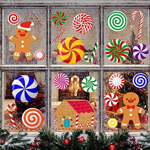 Diydec 70Pcs Peppermint Floor Decals Stickers, Self-Adhesive Christmas Candy Party Wall Floor Stickers Decals For Christmas Floor Candy Land Decoration #TOP6