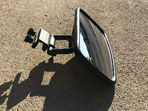 Heavy Duty 7"X14" Rearview Mirror w/adj Square Bracket for Boat Skiing Wakeboard