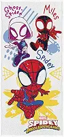 Toalha Felpuda de Banho Estampada Spidey 60 cm x 1,20 m Com 1 peça