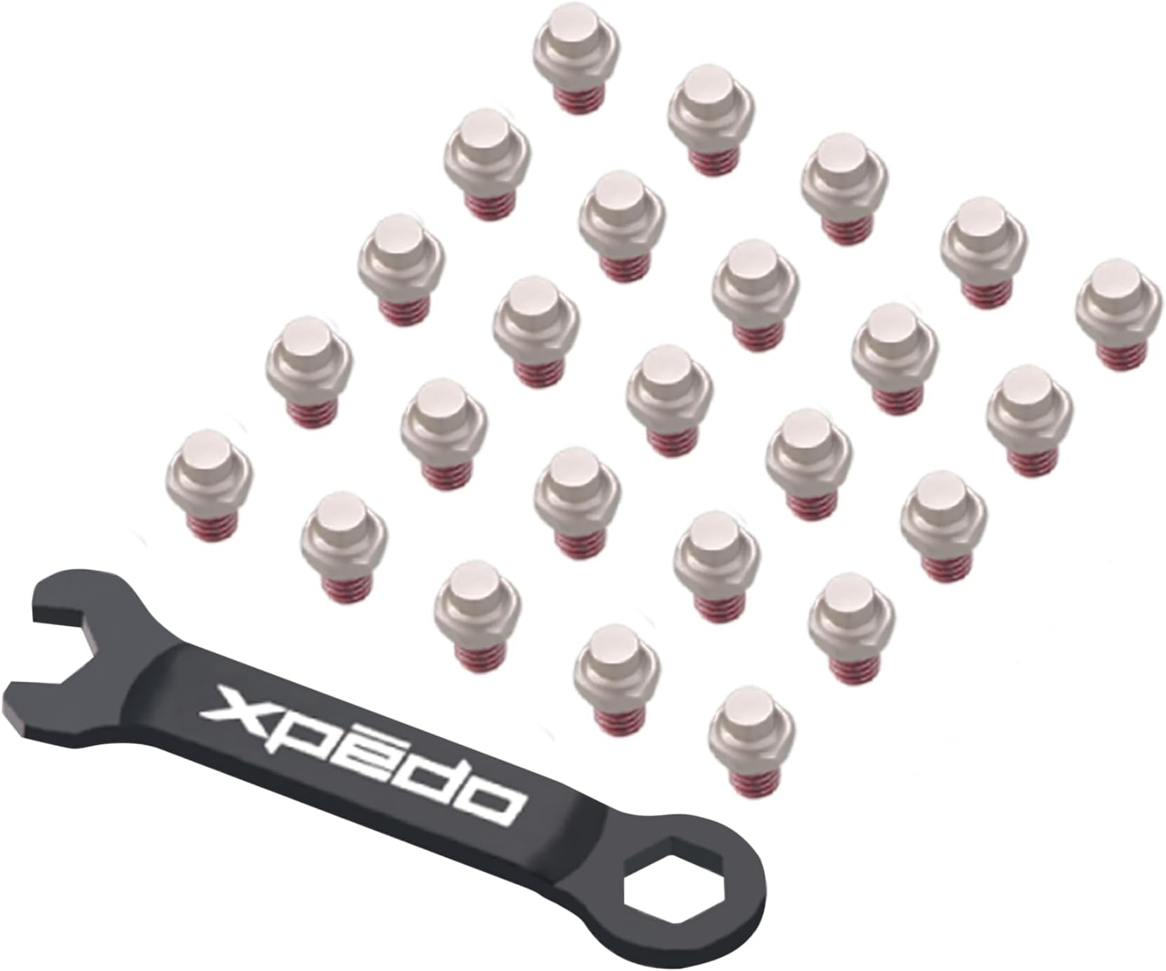 XPEDO Replacement Pedal Pin Kit, OEM Replacement Pins with Custom Wrench