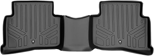 SMARTLINER Alfombrillas de suelo de ajuste personalizado, forro de segunda fila, color negro, compatibles con Hyundai Tucson 2016-2021 Kia Sportage