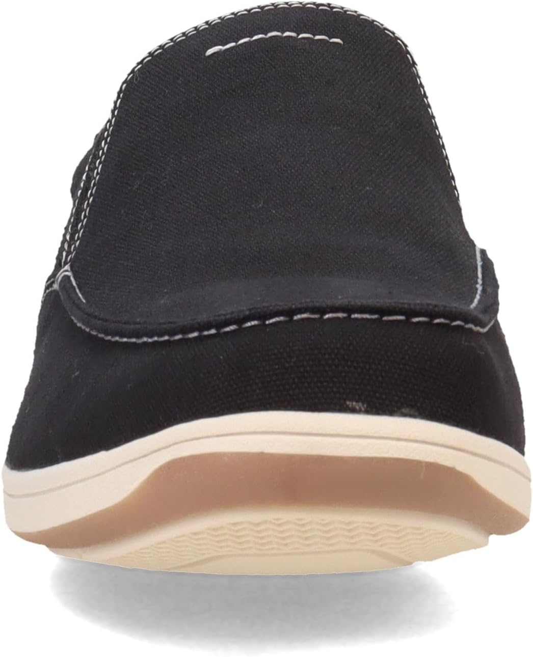 Florsheim Men's Lakeside Canvas Moc Toe Slip On, Black, 7.5 Wide - Image 3