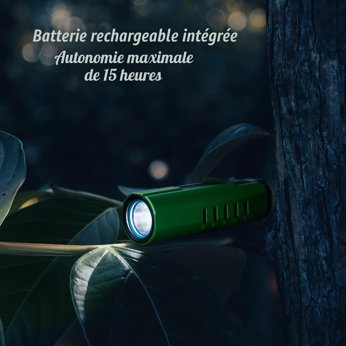 IMALENT LD70 mini EDC Lampe Torche 4000lumens, Petite Lampe Rechargeable Puissante avec Porte-Clés - Torche LED One CREE XHP70.2 Lampes, Idéal pour la promenade de chien et la pêche-Vert