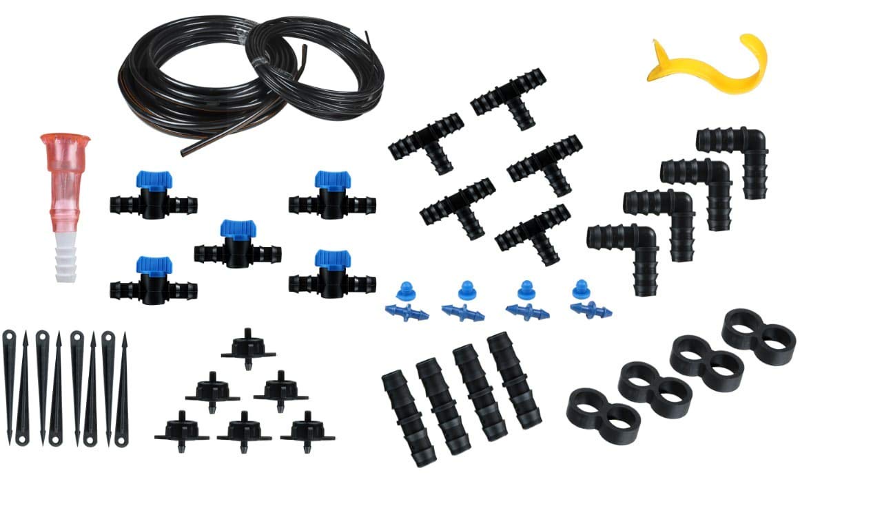 GATE GARDEN Drip Irrigation Kit for Farming 150 Plants by Ecoflow Irrigation, Black (Dripkit10-150) (B08TTGTY9R) Amazon Price History, Amazon Price Tracker