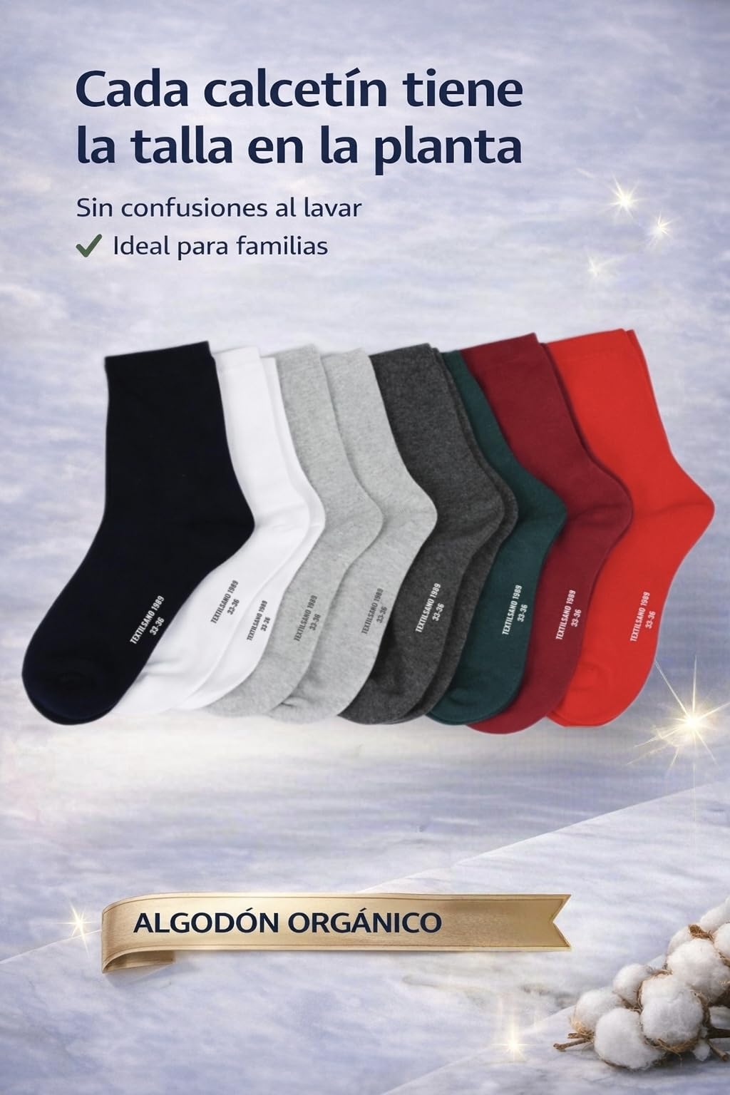 CYS Calcetines 6 Pares Cortos Colegio Uniformes Escolares Alto Algodón Para Niños Niñas Infantiles Pack de 6 Pares