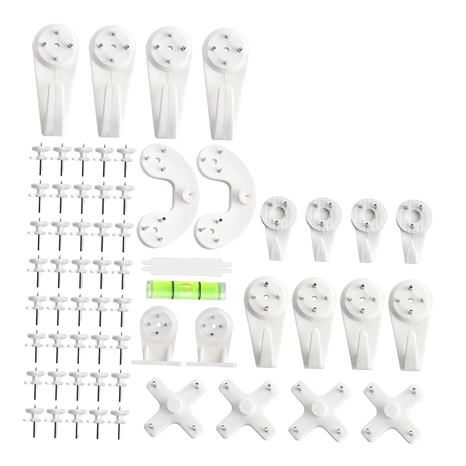 Cydzsra Minimize Wall Damage With Premium Picture Hangers Easy Install Hooks Home Decoration Picture Hanging Kit For Drywall Hanging Solutions Brick Walls Digital Painting Cross